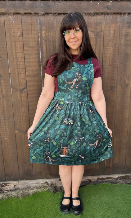 Jurassic Jungle Overall Dress