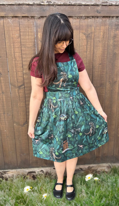 Jurassic Jungle Overall Dress