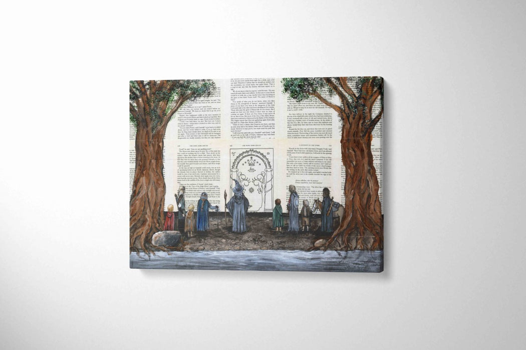 Canvas Print of The Gates of Moria
