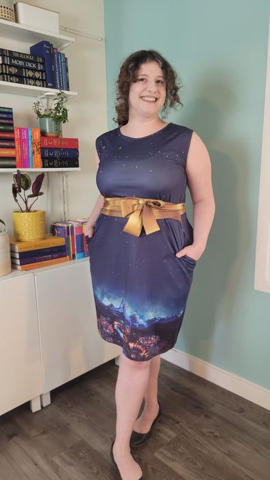 Starfall Wrap Dress *S/L Only* Kay Pop Art Studio Starfall Wrap Dress *S/L Only* Kay Pop Art Studio