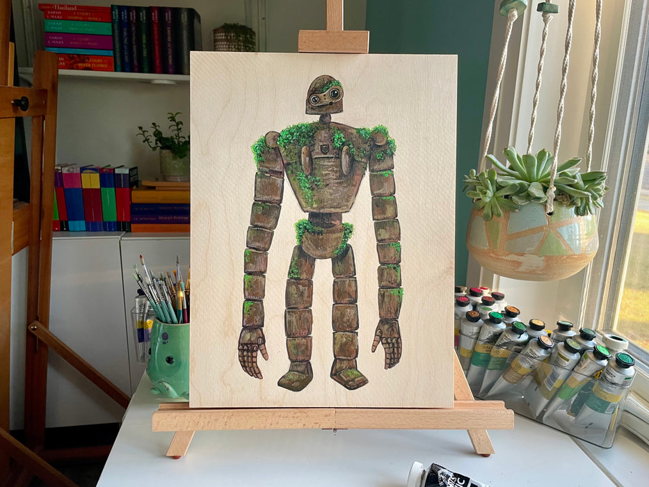 Original Painting of a Laputa Robot