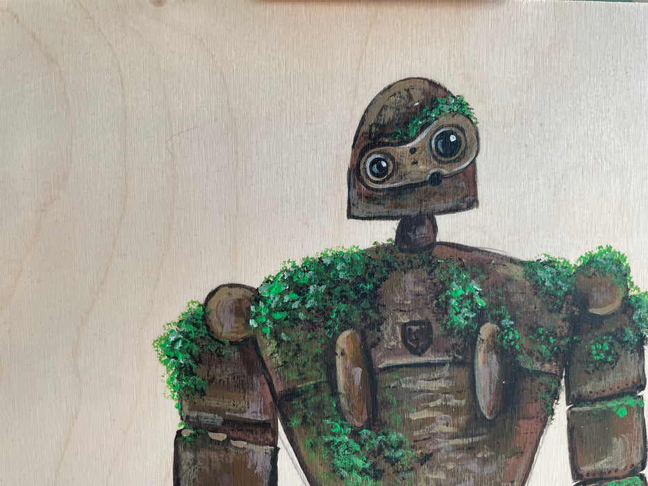 Original Painting of a Laputa Robot