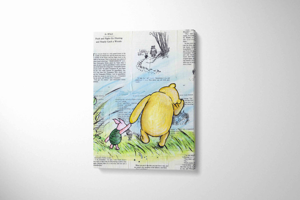 Canvas Print of Poohs Windy Day