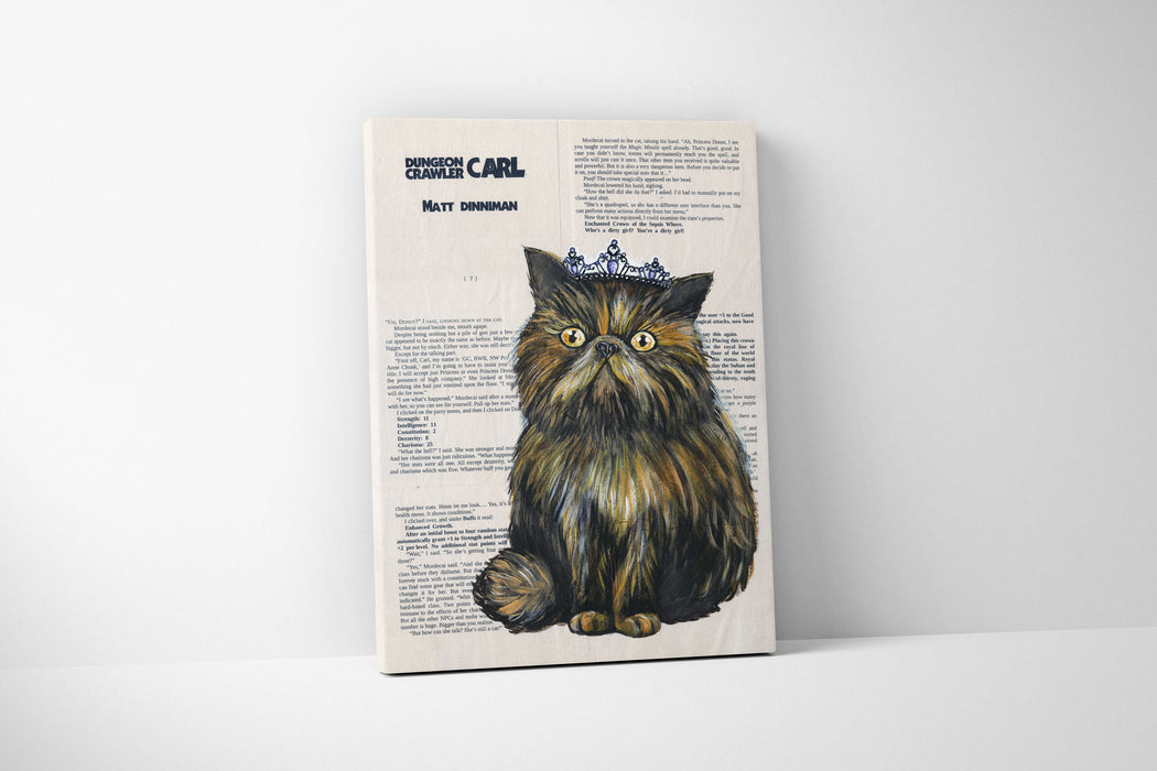 Canvas Print of Princess Donut the Queen Anne Chonk