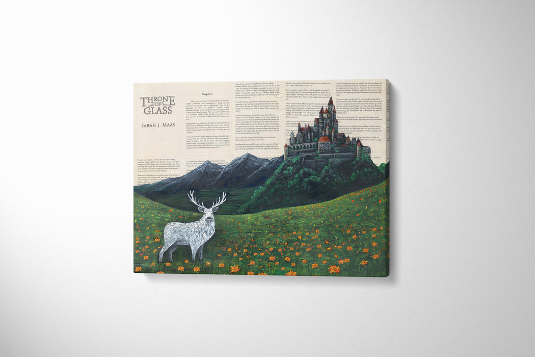 Canvas Print of Terrasen and The Lord of the North - Kay Pop Art Studio