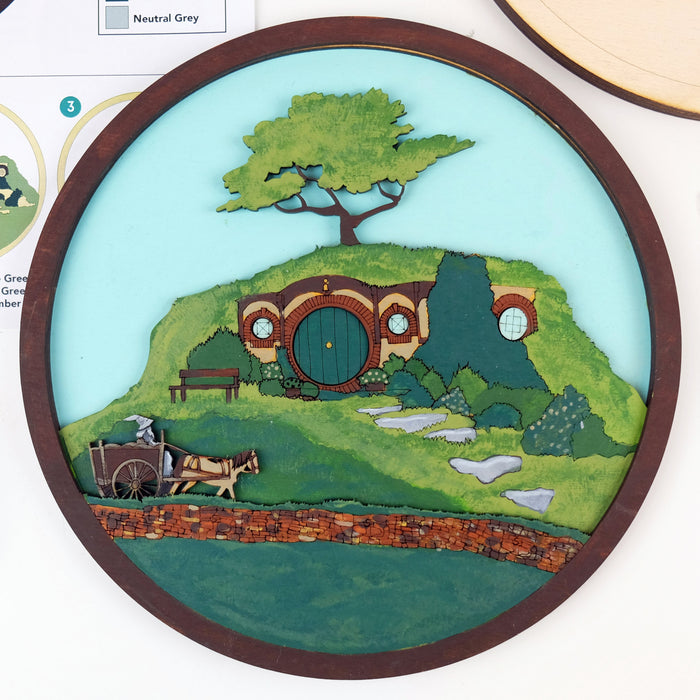 The Shire Painted Wall Art *DISPLAY Painted by Kay