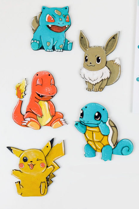 Pocket Monsters Painted Ornaments *DISPLAY Painted by Kay