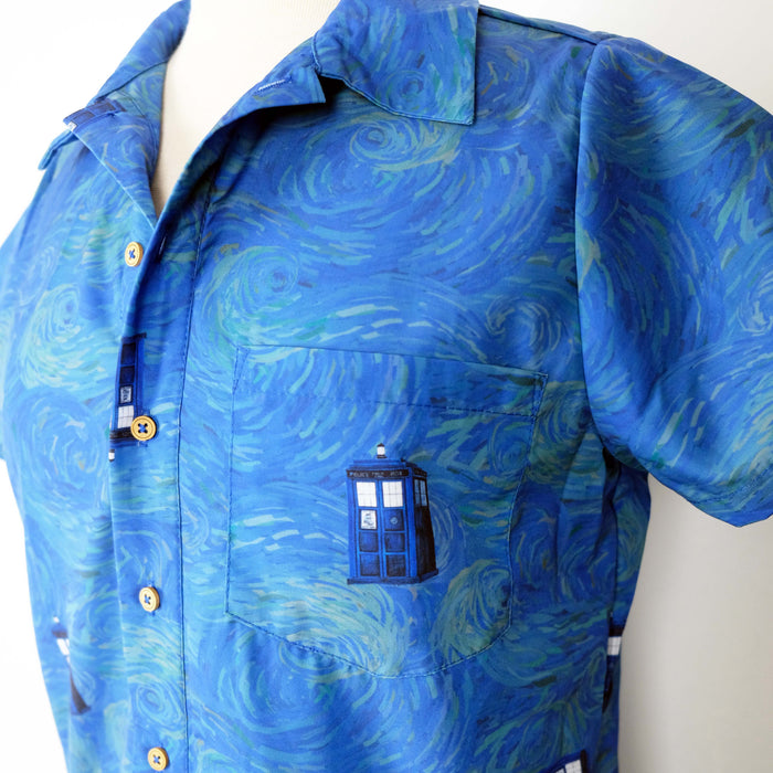 Starry Night & The Doctor Button-up Shirt