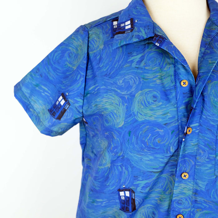 Starry Night & The Doctor Button-up Shirt