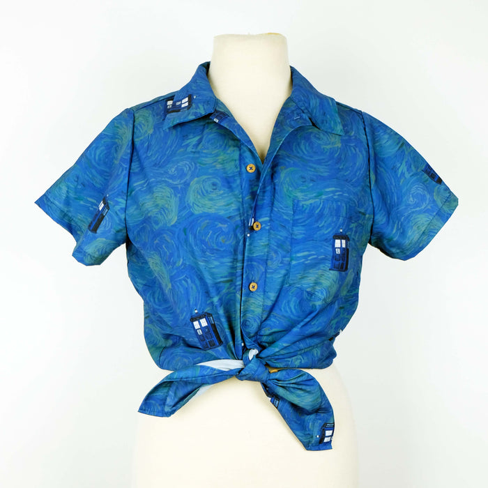 Starry Night & The Doctor Button-up Shirt