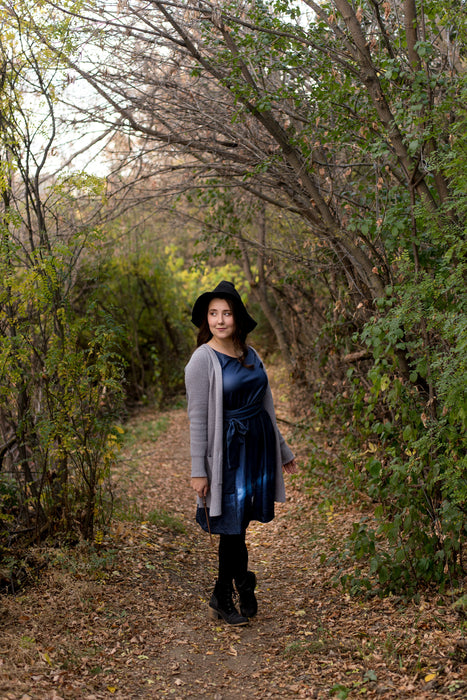 Expecto-Patronum Tie Wrap Dress