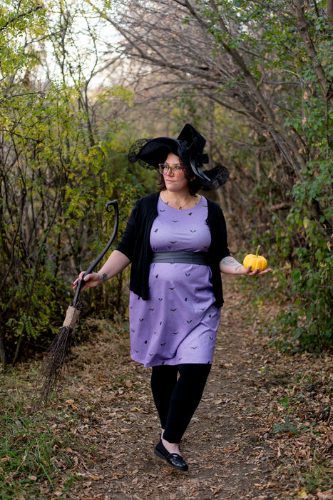 Going Batty Tie Wrap Dress *S Only*