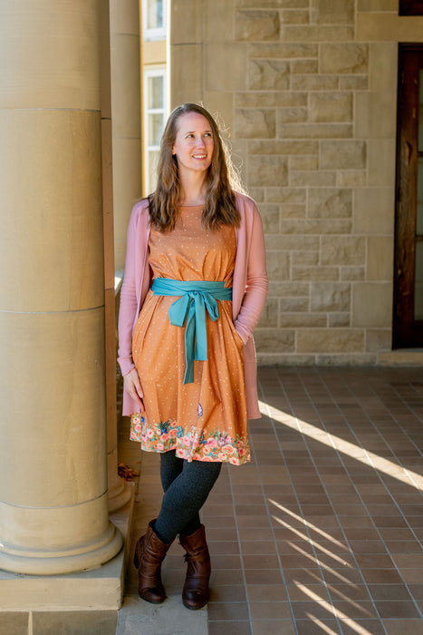 Pika-Polka Dot Tie Wrap Dress