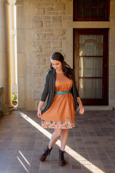 Pika-Polka Dot Tie Wrap Dress