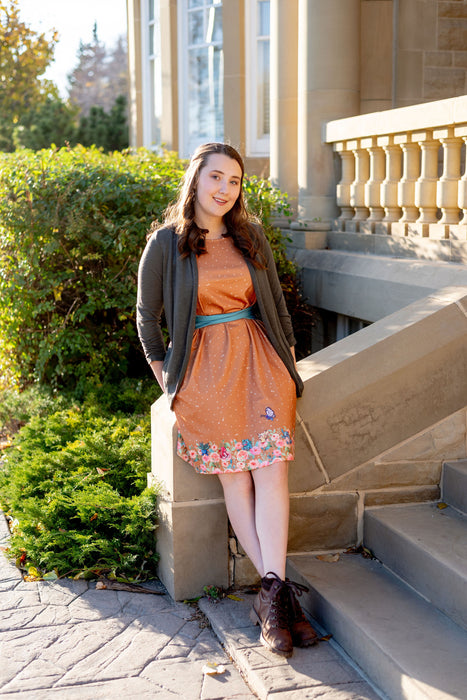 Pika-Polka Dot Tie Wrap Dress