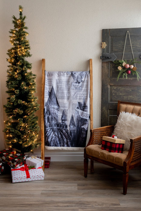 Witchcraft & Wizardry Large Sherpa Blanket