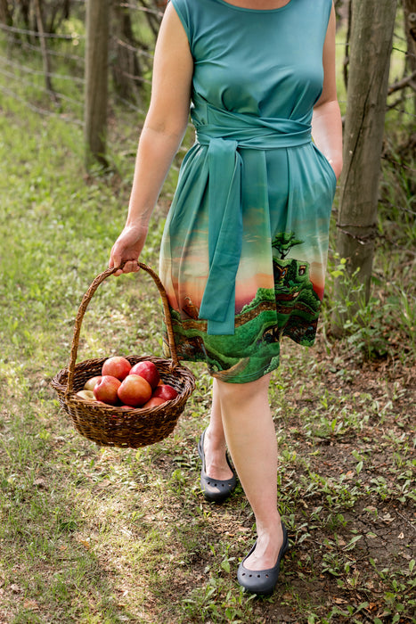 The Shire Tie Wrap Dress with Pockets