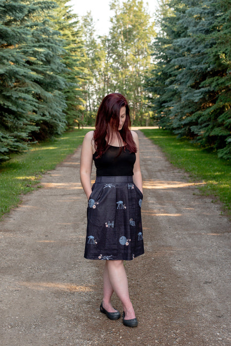 The Dark Side Skirt with Pockets