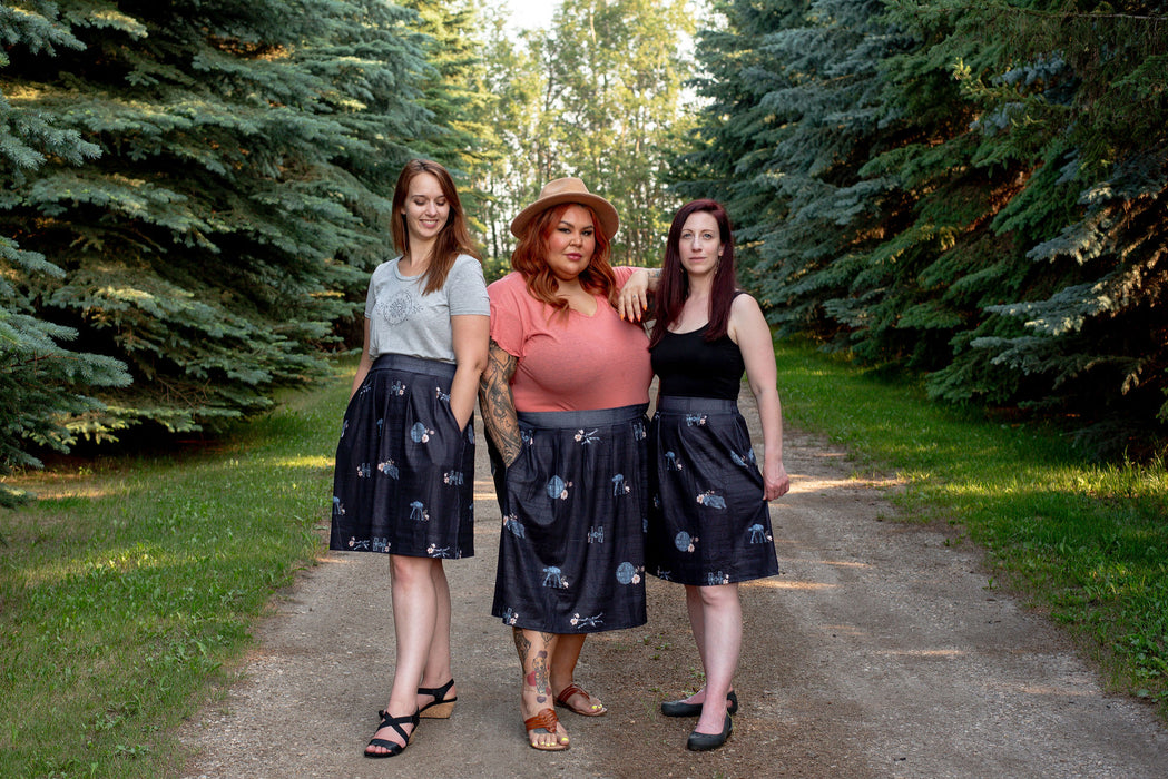 The Dark Side Skirt with Pockets