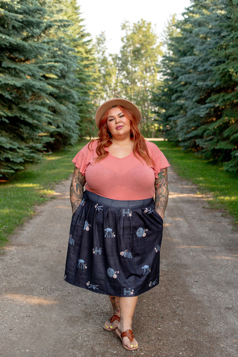 The Dark Side Skirt with Pockets