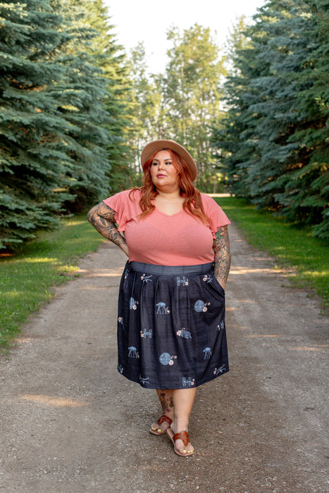 The Dark Side Skirt with Pockets