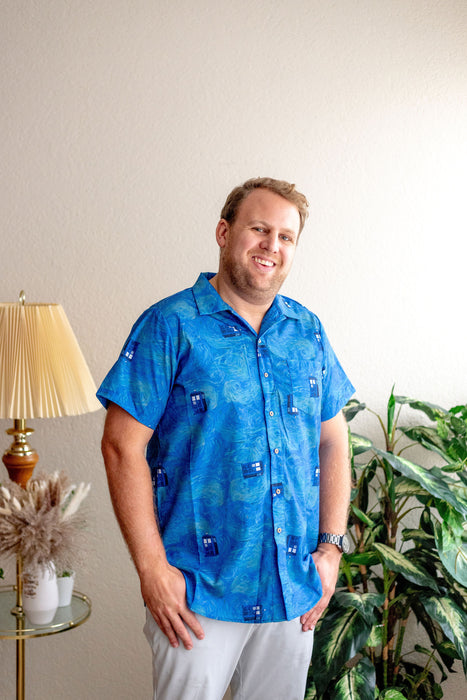 Starry Night & The Doctor Button-up Shirt