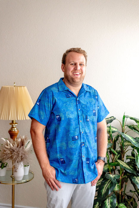 Starry Night & The Doctor Button-up Shirt