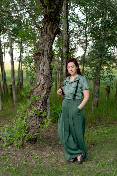 Middle Earth Map Button-up Shirt