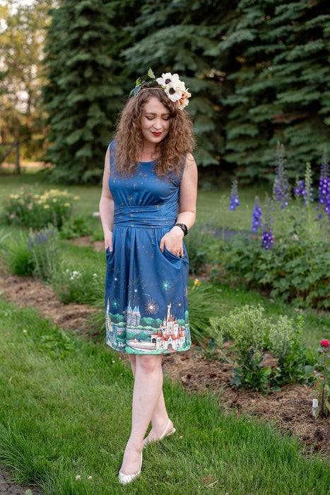 Happily Ever After Tie Wrap Dress with Pockets