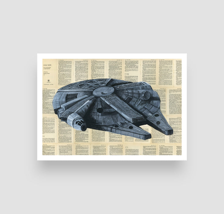 5" x 7" Paper Print of the Falcon