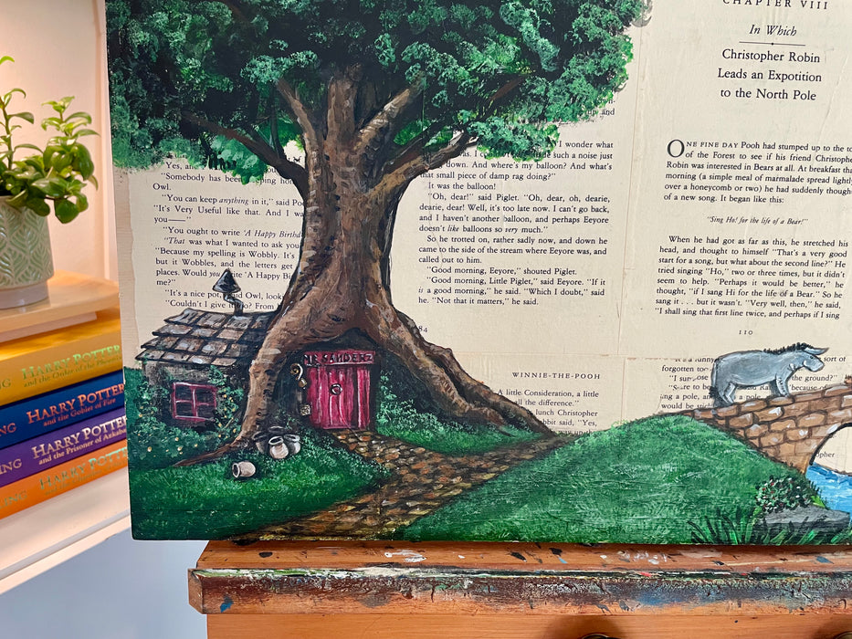 Original Painting of Hundred Acre Woods