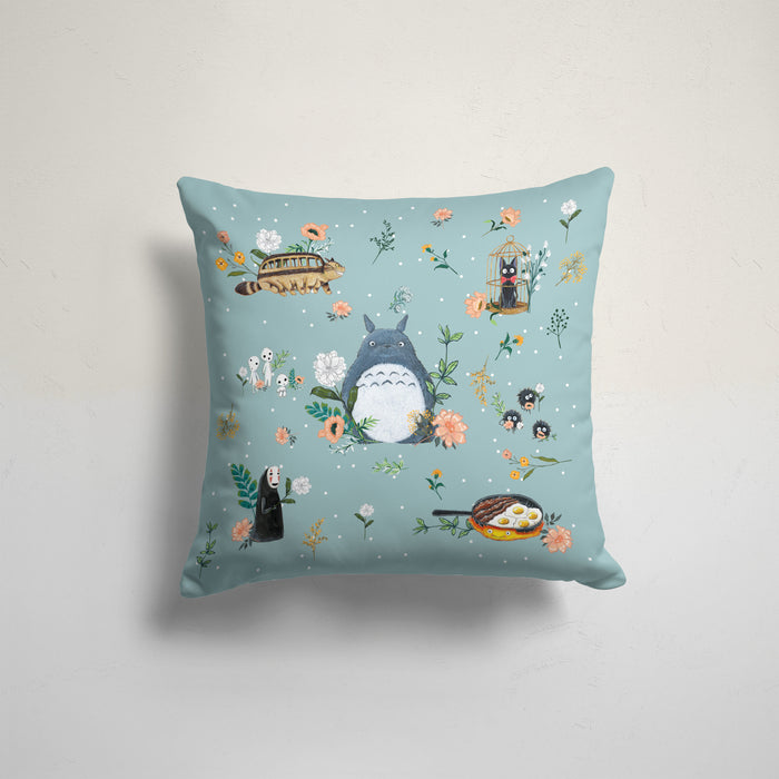 Pillow Case of Ghibli in Bloom