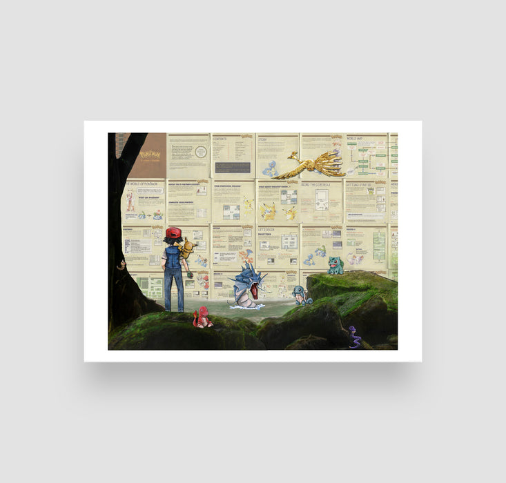 5" x 7" Paper Print of Gotta Catch Em' All