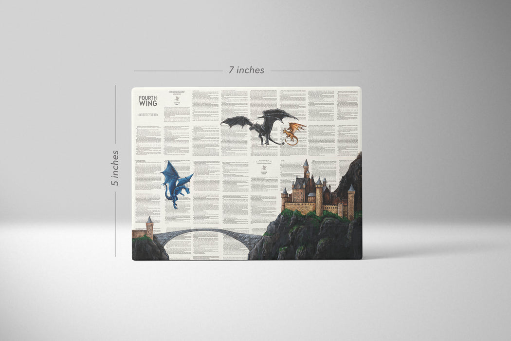 Mini Canvas Print of Dragon Riders Quadrant