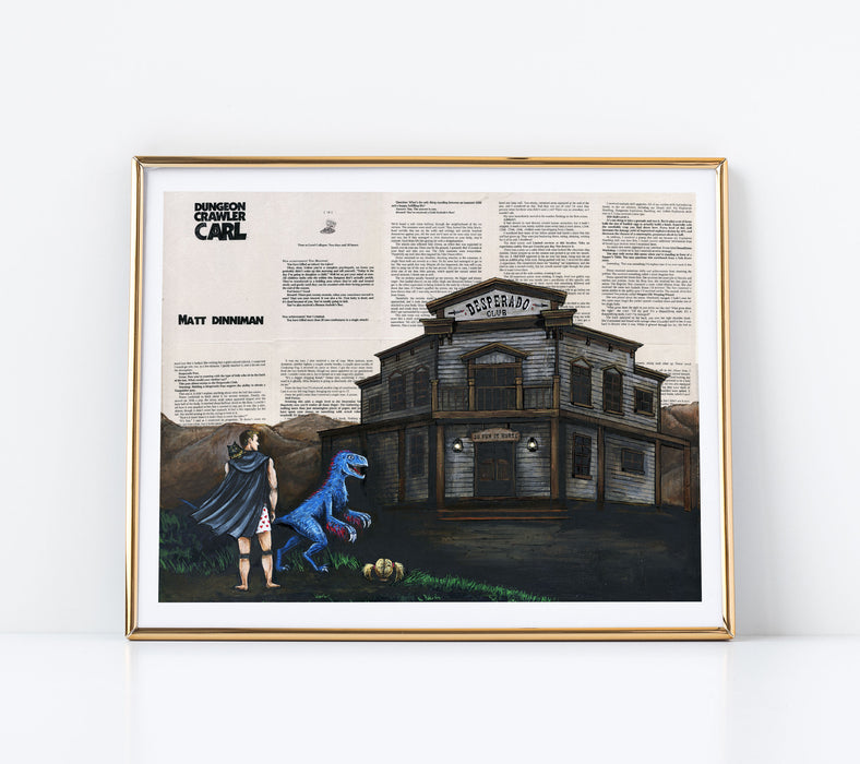 11" x 14" Paper Print of The Desperado Club