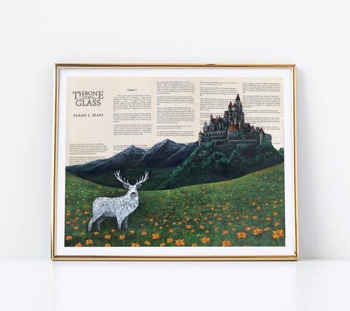 11" x 14" Paper Print of Terrasen and The Lord of the North - Kay Pop Art Studio