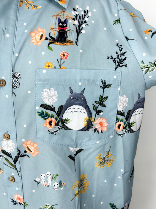 Ghibli in Bloom Button-up Shirt