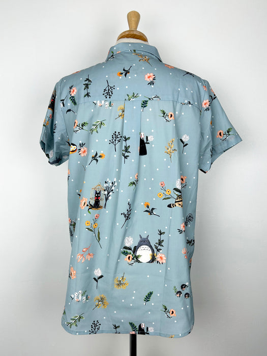Ghibli in Bloom Button-up Shirt