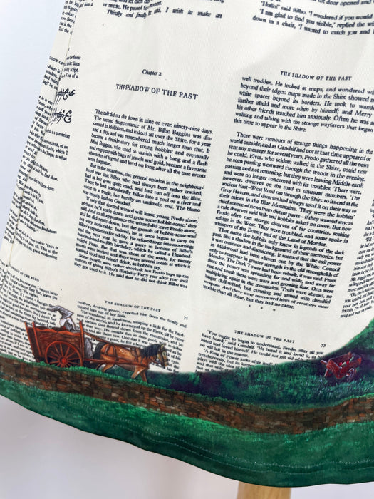 The Shire on Book Pages Skirt