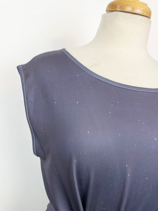 Empire Sunrise Tie Wrap Dress
