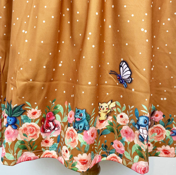 Pika-Polka Dot Tie Wrap Dress