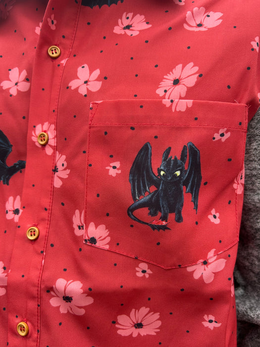 Tooth-less Dragon Button-up Shirt