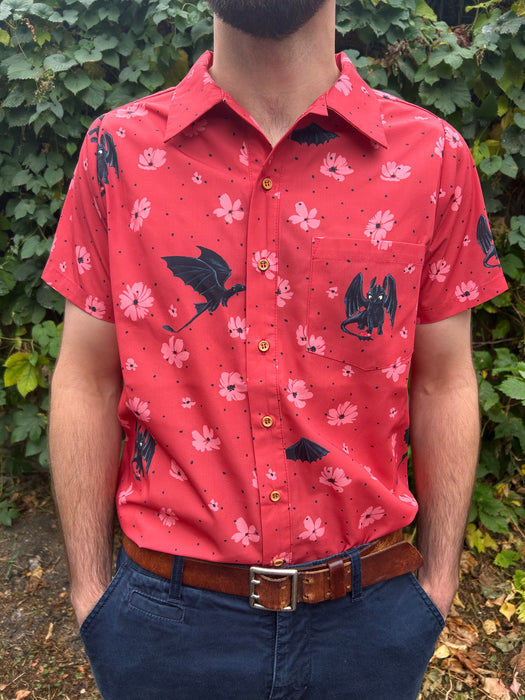Tooth-less Dragon Button-up Shirt