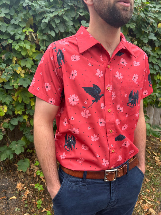 Tooth-less Dragon Button-up Shirt