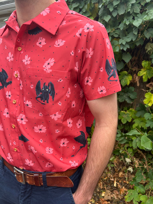 Tooth-less Dragon Button-up Shirt