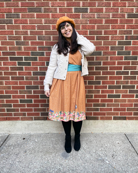 Pika-Polka Dot Tie Wrap Dress