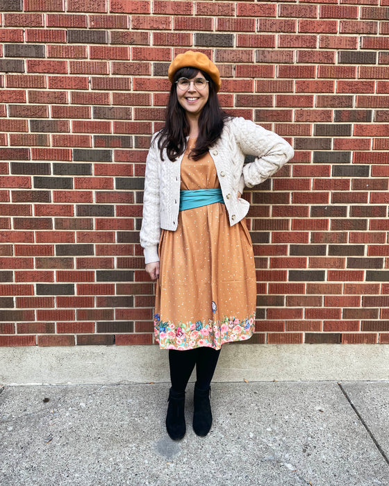 Pika-Polka Dot Tie Wrap Dress