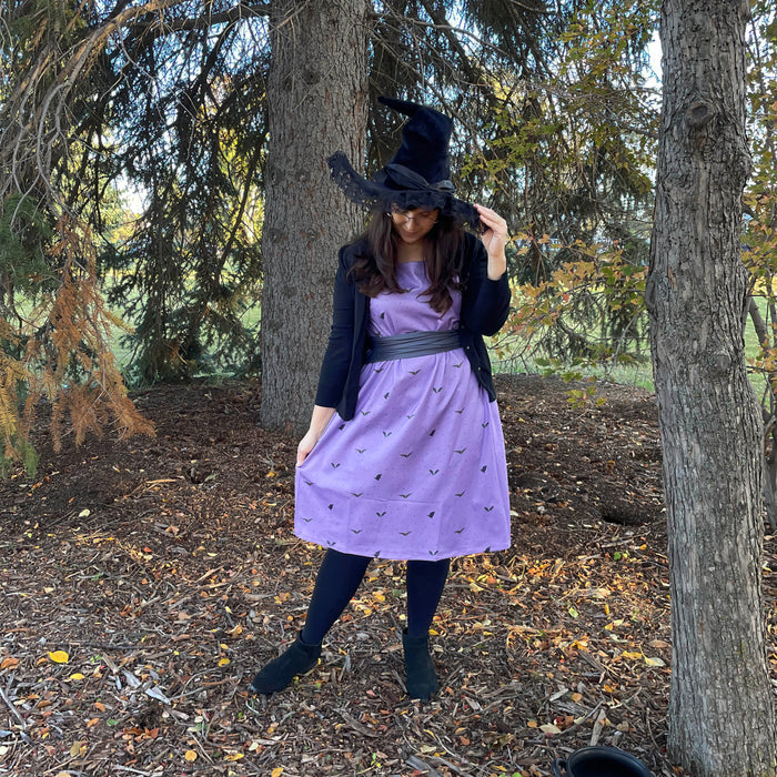 Going Batty Tie Wrap Dress *S Only*