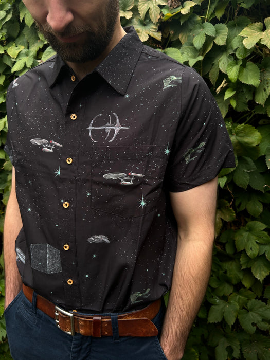 Star Trekking Button-up Shirt