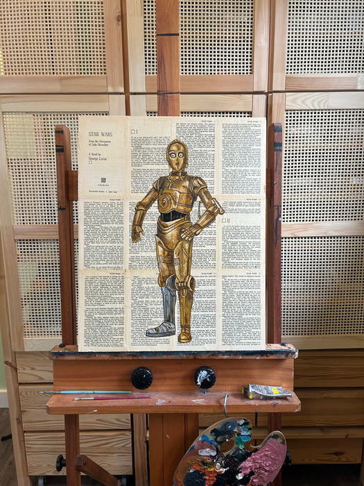 Original Painting of C3-PO